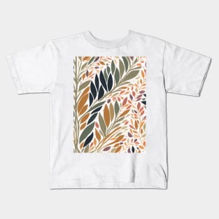 Chromatic Botanic Abstraction #66 Kids T-Shirt